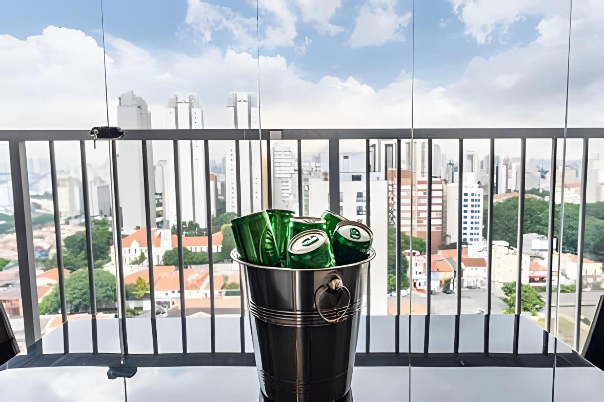 Conforto E Vista Do 17º Andar | A/C E Wi-Fi 500Mb São Paulo Exterior foto